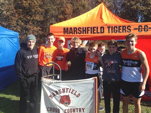 The Marshfield boys cross country team finished fifth at the WIAA Division 1 sectional Saturday at Standing Rock Park in Stevens Point. (Submitted photo)