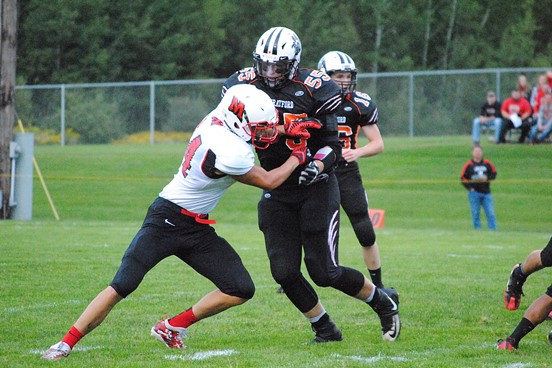 Stratford senior offensive lineman Tyson Kauffman was one of four Tigers named to the All-Northwest Region team by the Wisconsin Football Coaches Association. (Photo by Paul Lecker/MarshfieldAreaSports.com)