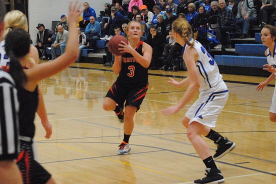 Senior guard Taya Nett is one of six returning players for the Stratford girls basketball team. (Photo by Paul Lecker/MarshfieldAreaSports.com)