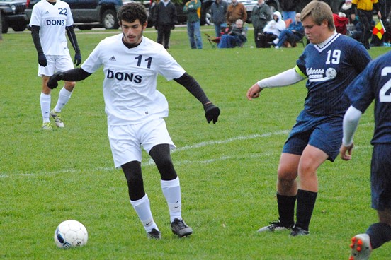 Columbus Catholic soccer player Nadim Torbey has been voted as the winner of the WDLB-WOSQ Radio and MarshfieldAreaSports.com October High School Athlete of the Month. (Photo by Paul Lecker/MarshfieldAreaSports.com)