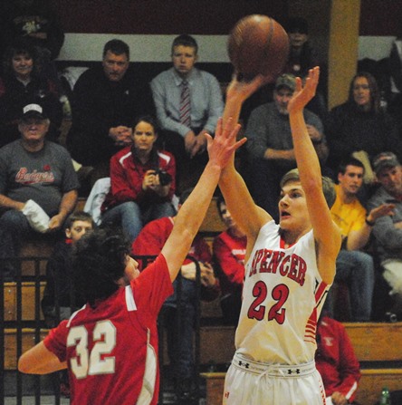 Jack Bezlyk returns for the Spencer boys basketball team after averaging 10 points and eight rebounds per game last season as a sophomore. (Photo by Paul Lecker/MarshfieldAreaSports.com)